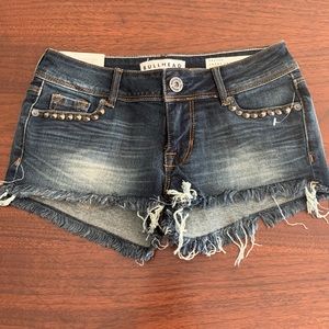 Bullhead Denim Co. frayed shorts